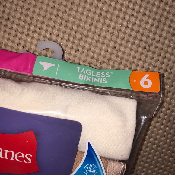 Hanes Cool Comfort Cotton Bikini Panties 6pk - Picture 3 of 8